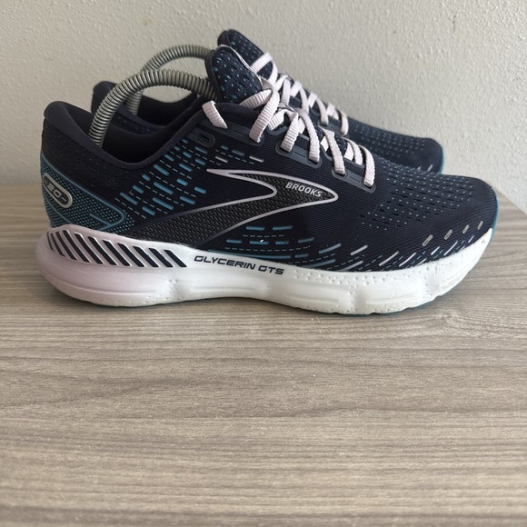 Brooks Shoes - Brooks 1203701D499 Glycerin 20 Shoes Womens Size 10.5D Wide Blue Sneakers